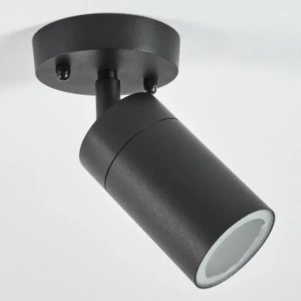 hofstein plafonnier extérieur Bessiebelle Noir, Blanc, 1 lumière* Lampes Modernes