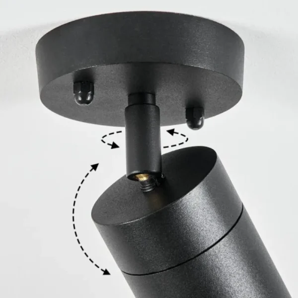 hofstein plafonnier extérieur Bessiebelle Noir, Blanc, 1 lumière* Lampes Modernes