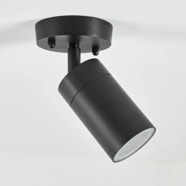 hofstein plafonnier extérieur Bessiebelle Noir, Blanc, 1 lumière* Lampes Modernes