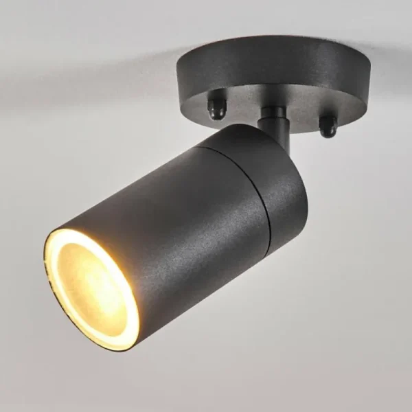 hofstein plafonnier extérieur Bessiebelle Noir, Blanc, 1 lumière* Lampes Modernes