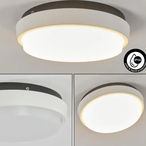 hofstein plafonnier extérieur Centinela LED Anthracite, Blanc, 1 lumière* Lampes Modernes