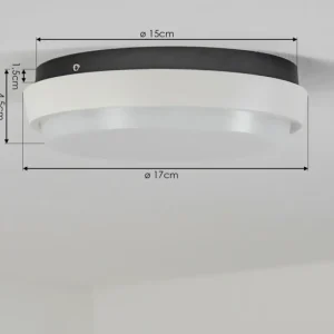 hofstein plafonnier extérieur Centinela LED Anthracite, Blanc, 1 lumière* Lampes Modernes