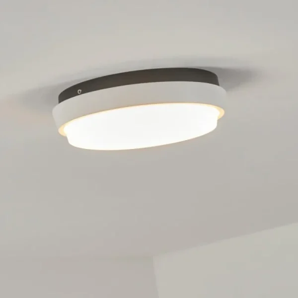 hofstein plafonnier extérieur Centinela LED Anthracite, Blanc, 1 lumière* Lampes Modernes