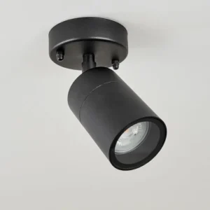 hofstein plafonnier extérieur Corneda Noir, 1 lumière* Lampes En Verre