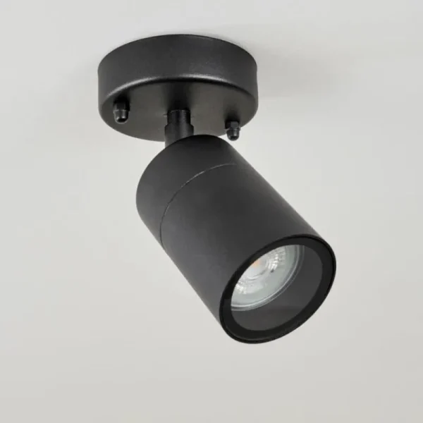 hofstein plafonnier extérieur Corneda Noir, 1 lumière* Lampes En Verre