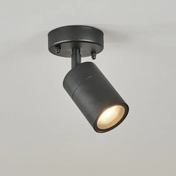 hofstein plafonnier extérieur Corneda Noir, 1 lumière* Lampes En Verre