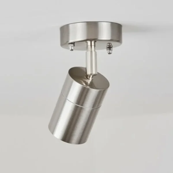 hofstein plafonnier extérieur Corneda Acier inoxydable, 1 lumière* Lampes En Verre