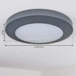 hofstein plafonnier extérieur Durivier LED Anthracite, 1 lumière* Lampes Modernes