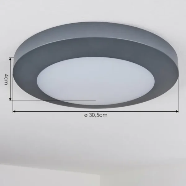 hofstein plafonnier extérieur Durivier LED Anthracite, 1 lumière* Lampes Modernes