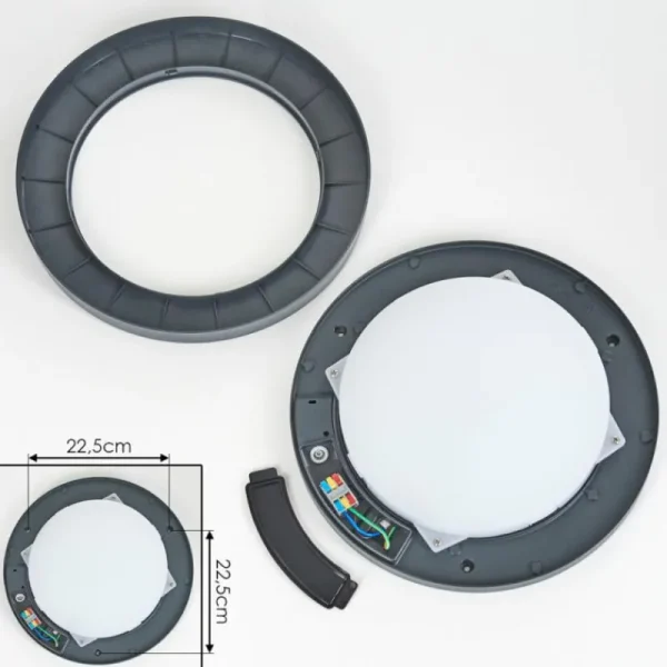 hofstein plafonnier extérieur Durivier LED Anthracite, 1 lumière* Lampes Modernes