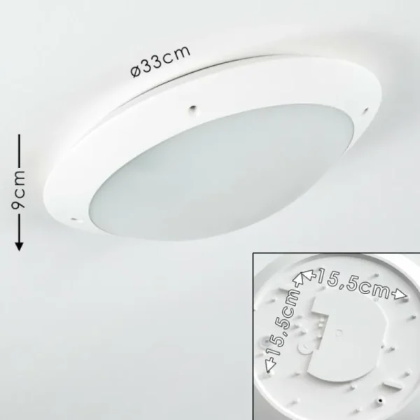 hofstein plafonnier extérieur Grafton Blanc, 2 lumières* Lampes Modernes