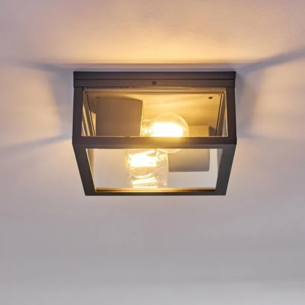 hofstein plafonnier extérieur Kiwalik Anthracite, 1 lumière* Lampes Modernes