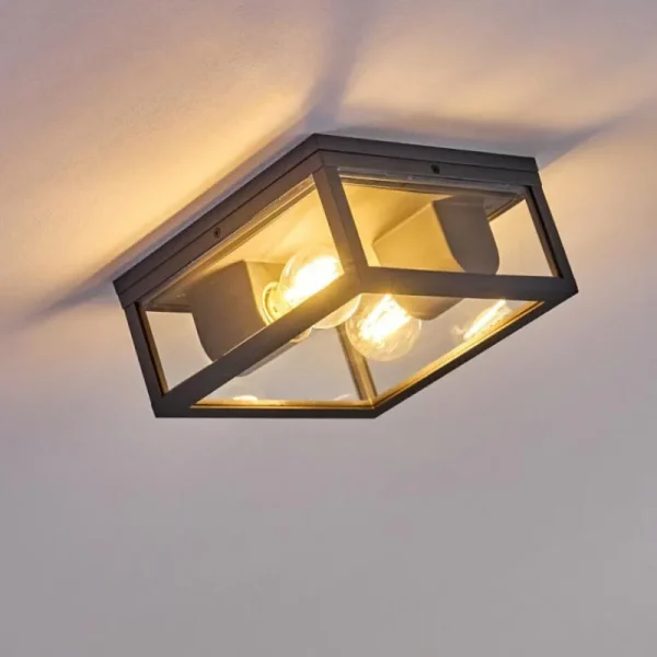 hofstein plafonnier extérieur Kiwalik Anthracite, 1 lumière* Lampes Modernes