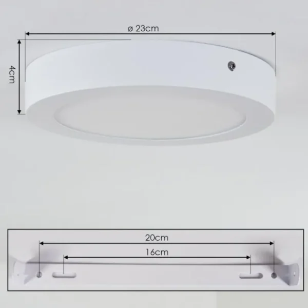 hofstein plafonnier extérieur Leto LED Blanc, 1 lumière* Lampes Modernes