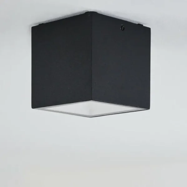 hofstein plafonnier extérieur Spidern LED Blanc, 1 lumière* Lampes En Verre