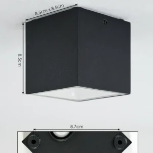 hofstein plafonnier extérieur Spidern LED Blanc, 1 lumière* Lampes En Verre