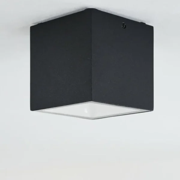 hofstein plafonnier extérieur Spidern LED Blanc, 1 lumière* Lampes En Verre