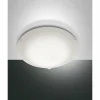 Luminaires Fabas Luce Plafonnier Fabas Luce Gera LED Blanc, 1 lumière* Lampes En Verre