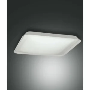 Luminaires Fabas Luce Plafonnier Fabas Luce Hugo LED Blanc, 1 lumière* Lampes En Verre