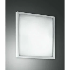 Luminaires Fabas Luce Plafonnier Fabas Luce OSAKA Blanc, 2 lumières* Lampes En Verre