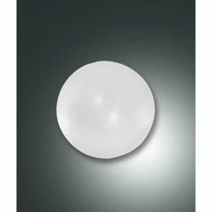 Luminaires Fabas Luce Plafonnier Fabas Luce PANDORA Blanc, 1 lumière* Lampes En Verre
