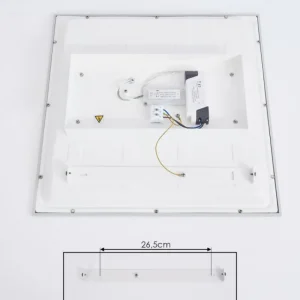 hofstein Plafonnier Farc LED Argenté, 1 lumière, Télécommandes* Lampes Modernes