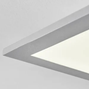 hofstein Plafonnier Farc LED Argenté, 1 lumière, Télécommandes* Lampes Modernes
