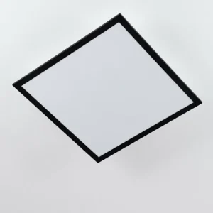 hofstein Plafonnier Farc LED Noir, Blanc, 1 lumière, Télécommandes* Lampes Modernes