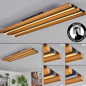 hofstein Plafonnier Favorina LED Écru, Noir, 1 lumière* Lampes Modernes