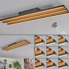 hofstein Plafonnier Favorina LED Écru, Noir, 1 lumière, Télécommandes* Lampes Modernes