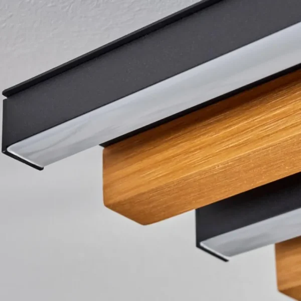 hofstein Plafonnier Favorina LED Écru, Noir, 1 lumière* Lampes Modernes