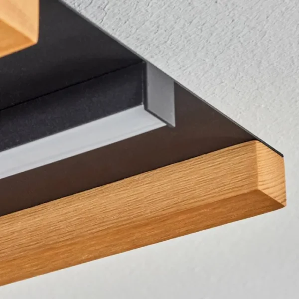 hofstein Plafonnier Favorina LED Écru, Noir, 1 lumière* Lampes Modernes