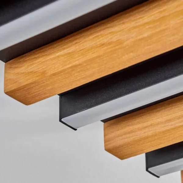 hofstein Plafonnier Favorina LED Écru, Noir, 1 lumière* Lampes Modernes