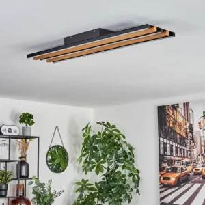 hofstein Plafonnier Favorina LED Écru, Noir, 1 lumière* Lampes Modernes