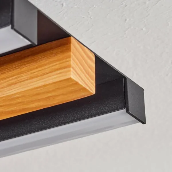 hofstein Plafonnier Favorina LED Écru, Noir, 1 lumière* Lampes Modernes