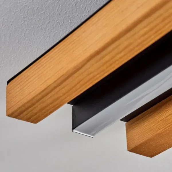 hofstein Plafonnier Favorina LED Écru, Noir, 1 lumière* Lampes Modernes