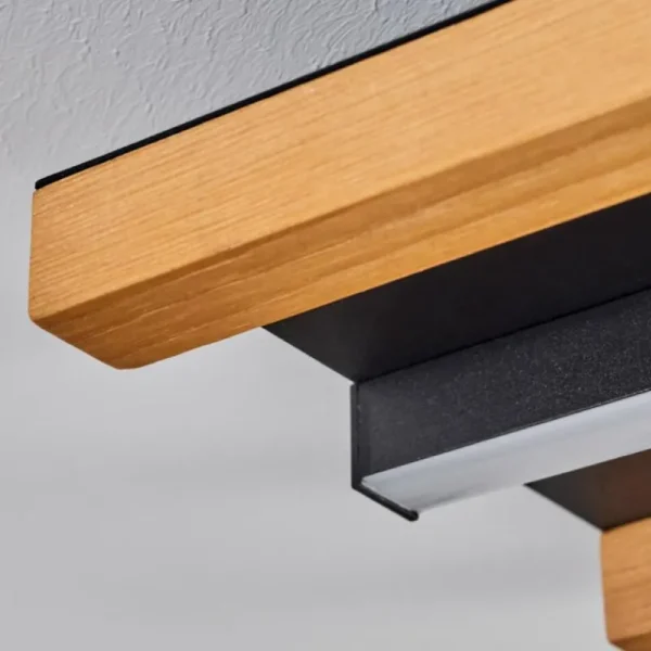 hofstein Plafonnier Favorina LED Écru, Noir, 1 lumière* Lampes Modernes