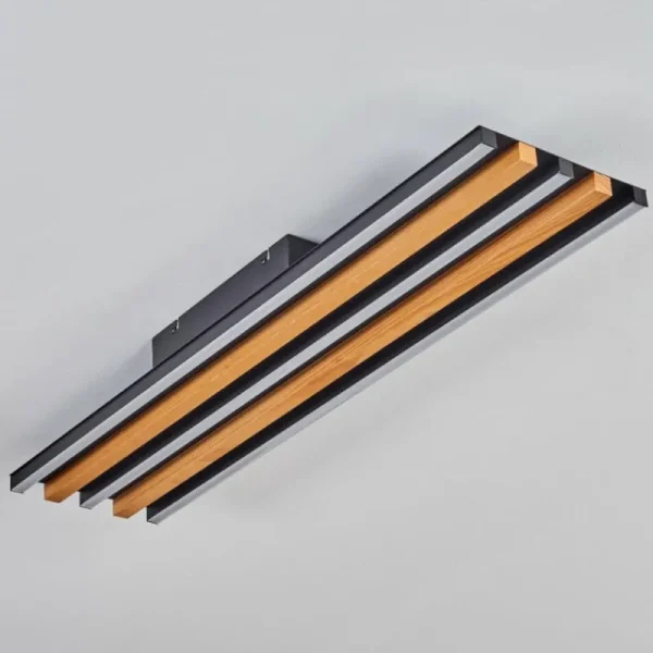 hofstein Plafonnier Favorina LED Écru, Noir, 1 lumière* Lampes Modernes
