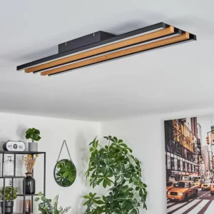 hofstein Plafonnier Favorina LED Écru, Noir, 1 lumière* Lampes Modernes
