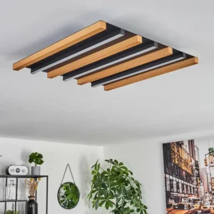 hofstein Plafonnier Favorina LED Écru, Noir, 1 lumière* Lampes Modernes