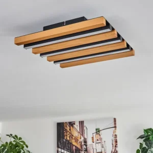 hofstein Plafonnier Favorina LED Écru, Noir, 1 lumière* Lampes Modernes