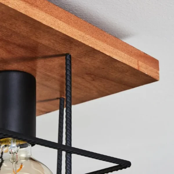 hofstein Plafonnier Fevaag Écru, Noir, 4 lumières* Lampes Modernes