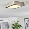 hofstein Plafonnier Finsrud LED Nickel mat, 1 lumière* Lampes Modernes