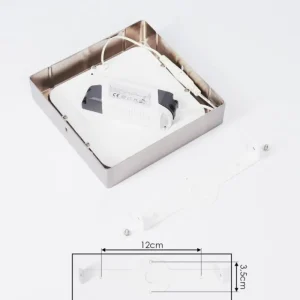 hofstein Plafonnier Finsrud LED Nickel mat, 1 lumière* Lampes Modernes