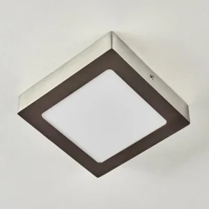 hofstein Plafonnier Finsrud LED Nickel mat, 1 lumière* Lampes Modernes