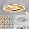 hofstein Plafonnier Fitili LED Blanc, 1 lumière, Télécommandes* Lampes En Verre
