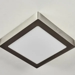 hofstein Plafonnier Fnsrud LED Nickel mat, 1 lumière* Lampes Modernes