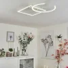 hofstein Plafonnier Frederick LED Chrome, Blanc, 1 lumière* Lampes Modernes