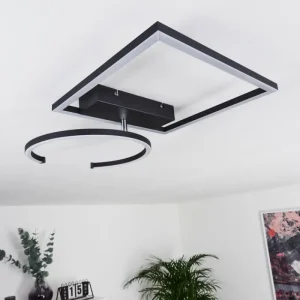 hofstein Plafonnier Frederick LED Noir, Blanc, 1 lumière* Lampes Modernes