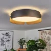 hofstein Plafonnier Fuscado LED Noir, 1 lumière* Lampes Modernes